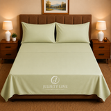 Completo Letto Matrimoniale 100% Cotone MADD home tinta unita lenzuola federe Made in Italy 0100