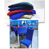 Vestisedia Martinissima, 6 pezzi, vari colori, vesti sedia elasticizzato 0667