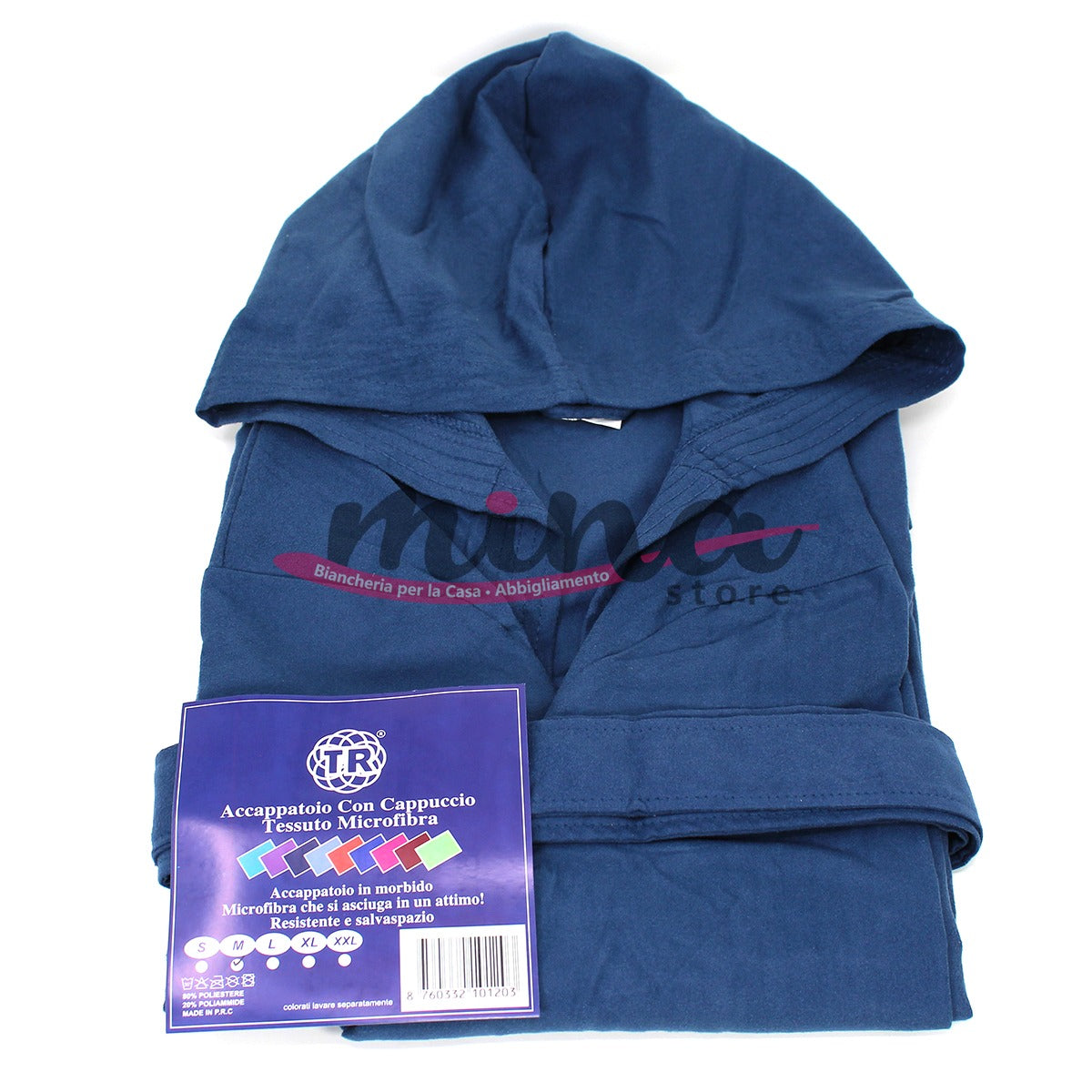 Accappatoio In Microfibra Morbida Con Cappuccio E Tasca - Unisex, Leggero E Assorbente - Foto 4