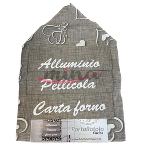 Porta rotoli fantasia PARIS Made in Italy coordinato cucina - BA Collection 0668